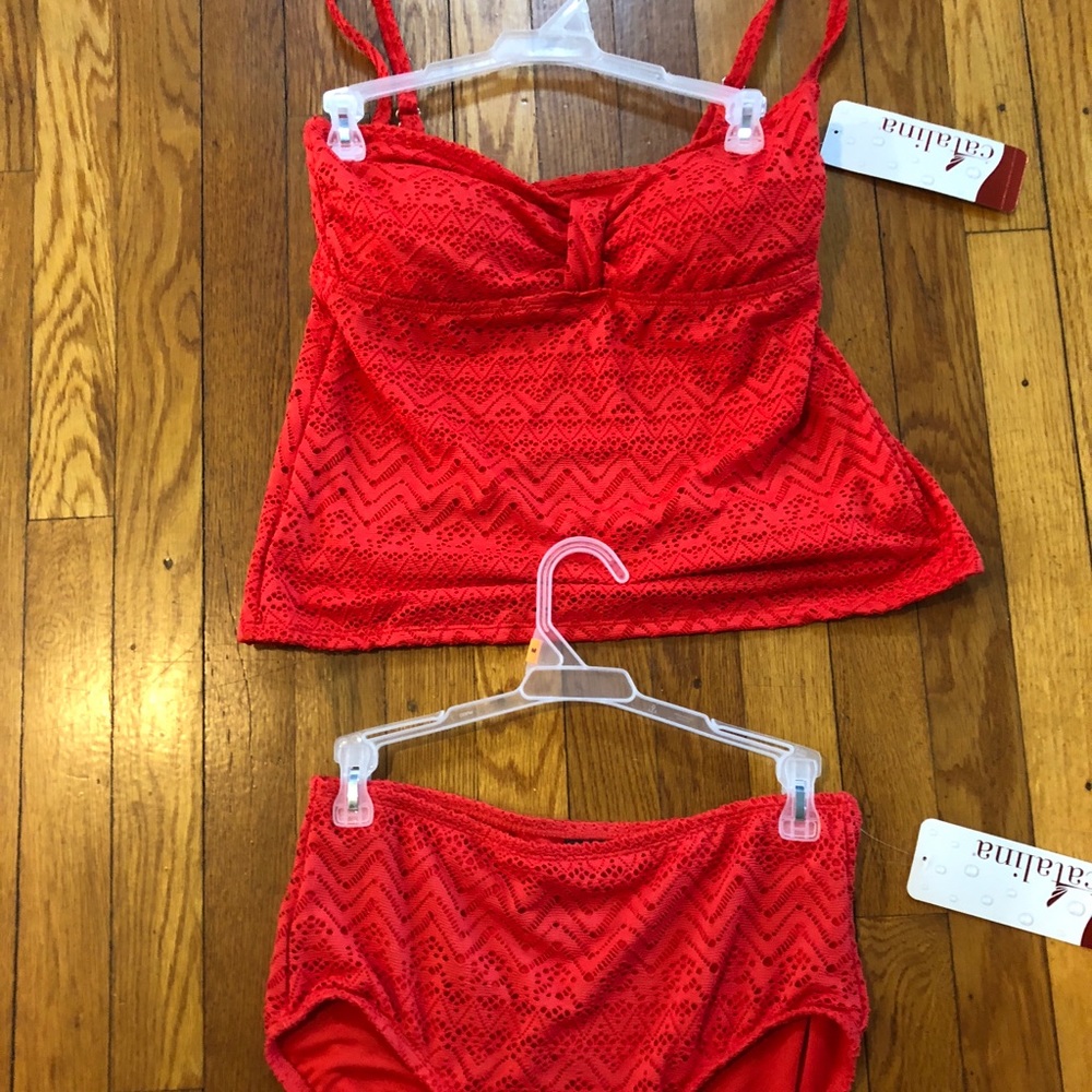 Catalina Orange Tankini
